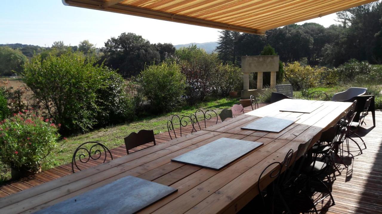 Villa La Charmeuse Fleurie Collias ภายนอก รูปภาพ