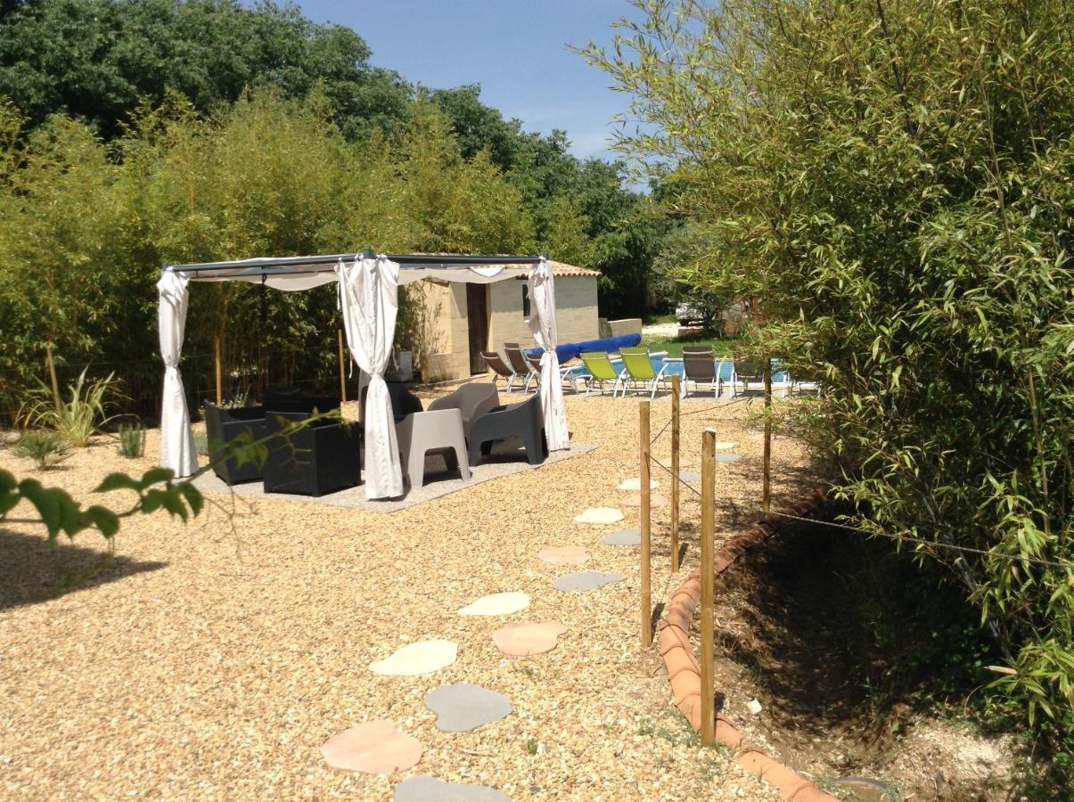 Villa La Charmeuse Fleurie Collias ภายนอก รูปภาพ