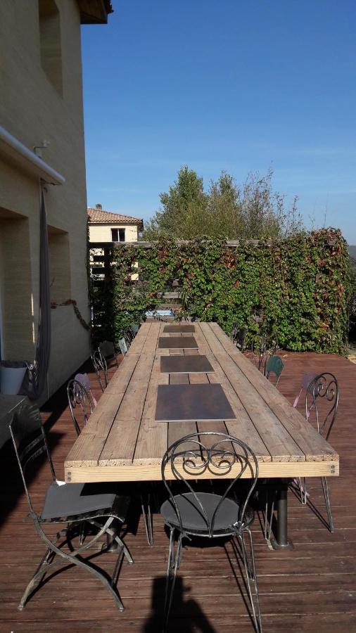 Villa La Charmeuse Fleurie Collias ภายนอก รูปภาพ